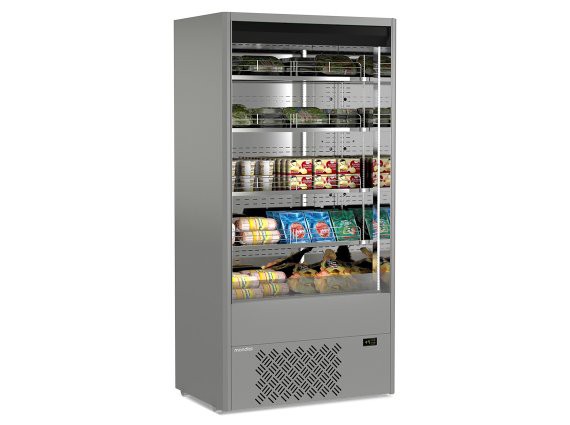 Espositore Murales inox 10X per salumi e latticini.